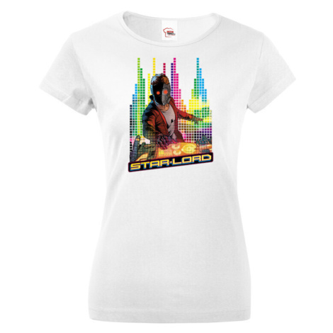 Dámské tričko s potlačou Star-Lord DJ - ideálny darček pre fanúšikov Marvel