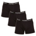 3PACK Men's Boxer Shorts Pietro Filipi Black