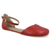 Barefoot dámské sandály Shapen - Poppy II Cherry N červené