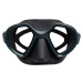 Maska 500 Dual na podmorský rybolov s malým objemom tmavosivá