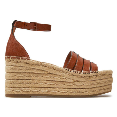 Tory Burch Espadrilky Ines 154464 Hnedá