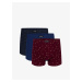 Boxer shorts Atlantic 3MH-025 A'3 S-3XL navy blue-blue-wine 05