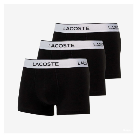 LACOSTE Underwear Trunk 3-Pack Black XXL