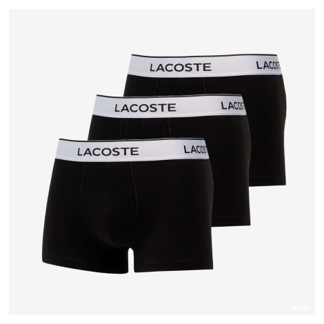 LACOSTE Underwear Trunk 3-Pack Black S