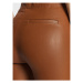 Remain Kožené nohavice Snipe Leggings Leather RM1508 Hnedá Slim Fit