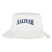 Aaliyah Logo Bucket Hat White