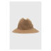 Vlnený klobúk Patrizia Pepe béžová farba, vlnený