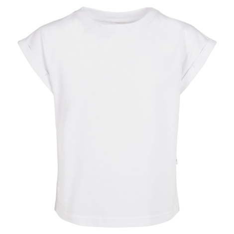 Girls' organic t-shirt with extended shoulder white Urban Classics