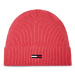 Tommy Jeans Čiapka Tjw Elongated Flag Beanie AW0AW16102 Ružová