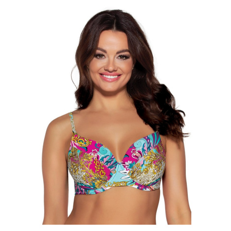 PODPRSENKA SK 172 TYRKYSOVÁ PAISLEY MAXI