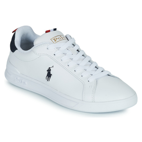 Polo Ralph Lauren  HRT CT II-SNEAKERS-LOW TOP LACE  Nízke tenisky Biela