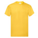 Original Fruit of the Loom Men's Yellow T-Shirt