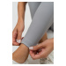 NEBBIA - Tvarujúce legíny s vysokým pásom GLUTE PUMP 247 (light grey) - NEBBIA