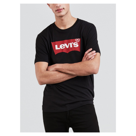 Čierne pánske tričko s potlačou Levi's® Levi´s