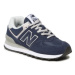 New Balance Sneakersy WL574EVN Tmavomodrá