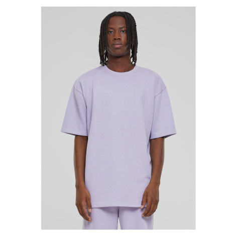 Men's Light Terry T-Shirt Crew - Purple