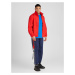 Tommy Jeans Prechodná bunda 'Essential'  námornícka modrá / červená / biela