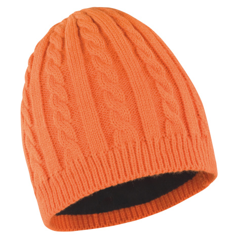 Result Pletená čiapka s fleecom R370X Burnt Orange