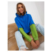 Dark blue women's basic sweatshirt RUE PARIS