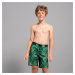 Chlapčenské plážové šortky 550 Map čierno-zelené
