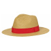 Myrtle Beach Okrúhly klobúk MB6599 - Slamová / červená