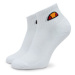 Ellesse Súprava 3 párov členkových dámskych ponožiek Tallo SBMA2302 Biela