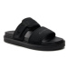 Calvin Klein Jeans Šľapky Double Bar Sandal Wb In Br YM0YM00946 Čierna