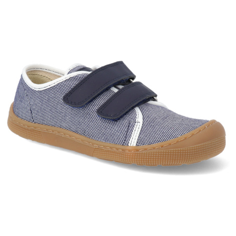 Barefoot plátenky KOEL - Dud Textile Blue modré