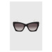 Slnečné okuliare Alexander McQueen dámske, strieborná farba