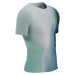 Compressport Performance SS Tshirt M Eggshell Blue/Niagara/Dress Blues Bežecké tričko s krátkym 