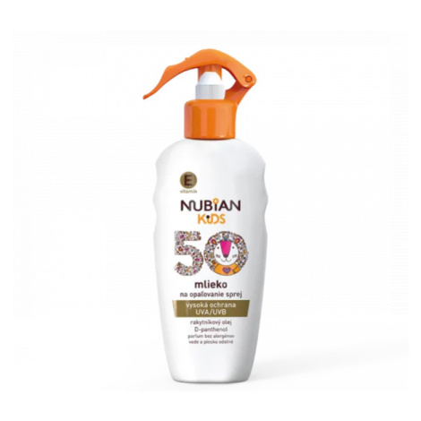 Nubian Kids mlieko na opaľovanie SPF 50 200 ml