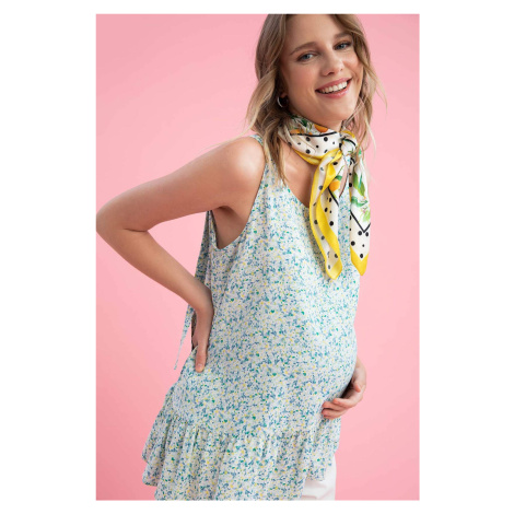 DEFACTO Regular Fit Maternity Strap Pattern, Singlet