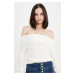 DEFACTO Fitted Open Shoulder Basic Knitwear Sweater