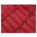 Tmavočervená ľahká dámska prešívaná bunda (20311-275)
