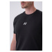 NEBBIA - Pánske bavlnené fitness tričko 327 (black) - NEBBIA