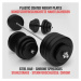 Physionics 91839 PHYSIONIC Vzpěračský set se závažím, hvězdicové zámky 108 kg