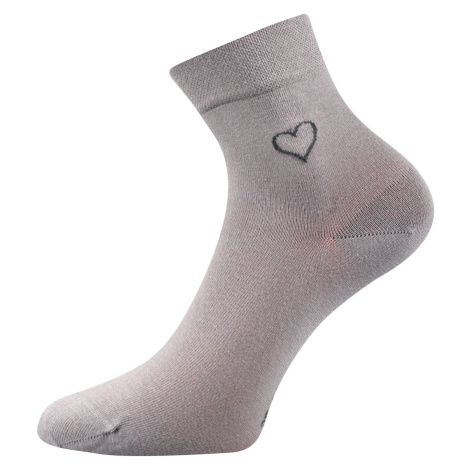 Lonka Filiona Dámske ponožky s voľným lemom - 3 páry BM000001877200100299 svetlo šedá