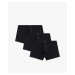 Men's Atlantic Boxer Shorts 3Pack - Black