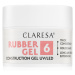 Claresa Rubber Gel Construction Gel UV/LED gélový lak pre predĺženie nechtov odtieň 06