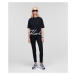 Tričko Karl Lagerfeld Karl Signature Hem T-Shirt Black