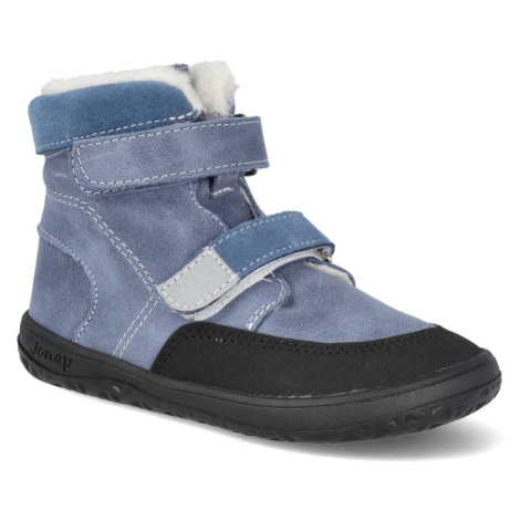 Barefoot detské zimné topánky Jonap - Falco modré
