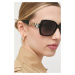 Slnečné okuliare Burberry 0BE4160 dámske, čierna farba