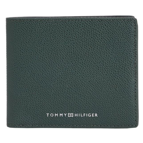 Tommy Hilfiger Peňaženka - BUSINESS LEATHER CC AND COIN zelená