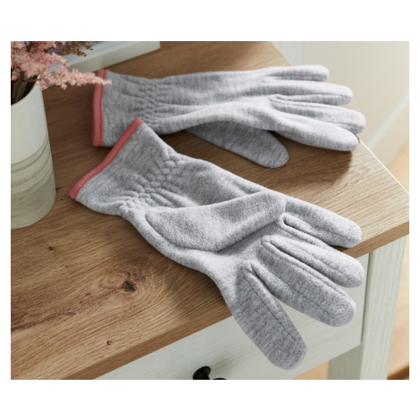 Flísové rukavice, sivé Tchibo