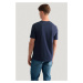 TRIČKO GANT REG ARCHIVE SHIELD EMB SS T-SHIRT EVENING BLUE