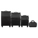 ČIERNO-SIVÁ SADA CESTOVNÝCH KUFROV S PRÍRUČNOU BATOŽINOU LN01 LN01, SET OF 3 SUITCASES (L,M,S) W