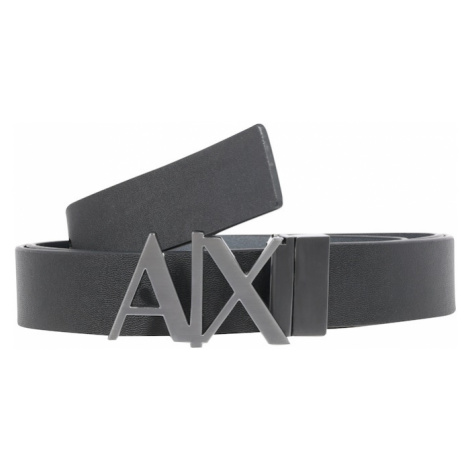 ARMANI EXCHANGE Opasky  čierna / strieborná