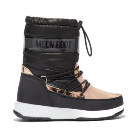 MOON BOOT-Girl Soft K black/copper Čierna