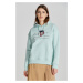 MIKINA GANT REL ARCHIVE SHIELD HOODIE IBIZA BLUE