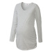 bellybutton Dámske tehotenské tričko s dlhým rukávom (sivá)